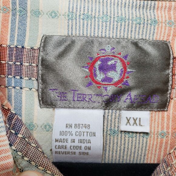 XXL The Territory Ahead Plaid Shirt Button Down Men's Long Sleeve Pocket - Picture 4 of 13